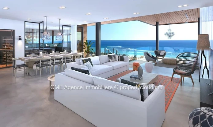 RIVIÈRE NOIRE - Appartement avec vue sur la baie - 3 chambres