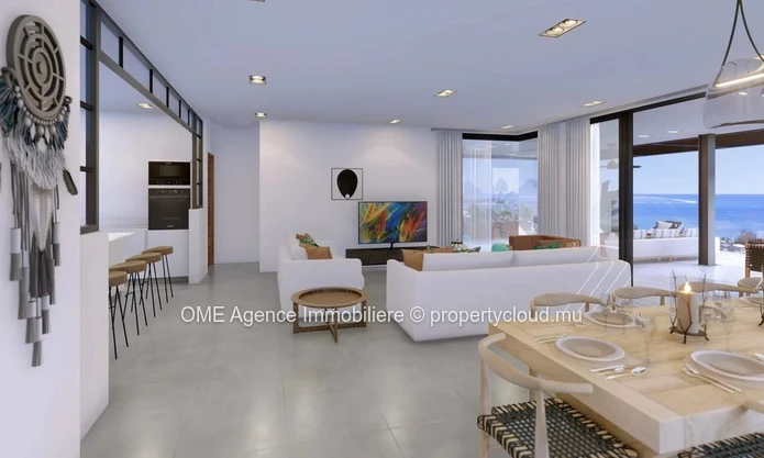 RIVIÈRE NOIRE - Appartement avec vue sur la baie - 3 chambres