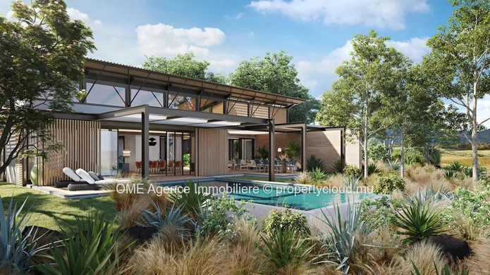 Magnifique villa sur le golf avec une vue mer