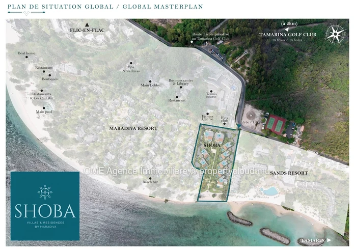 WOLMAR - Villa pied dans l'eau et l'accès aux prestations d'un luxueux hotel sur la cote ouest - 4 chambres