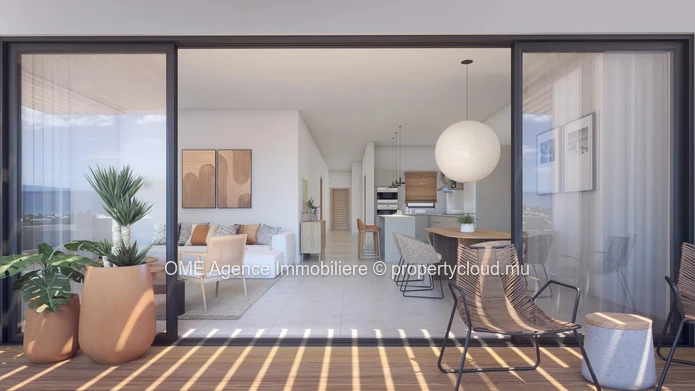 TAMARIN - VEFA - Appartement avec une vue panoramique - 3 chambres