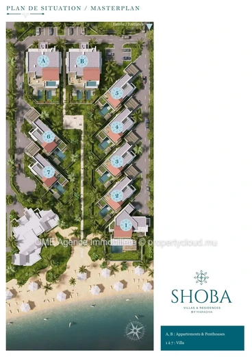 WOLMAR - Villa pied dans l'eau et l'accès aux prestations d'un luxueux hotel sur la cote ouest - 4 chambres