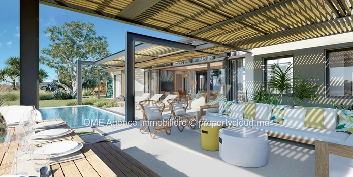 Magnifique villa sur le golf avec une vue mer