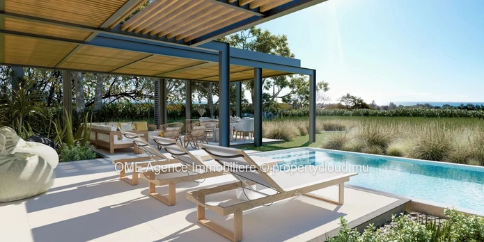Magnifique villa sur le golf avec une vue mer