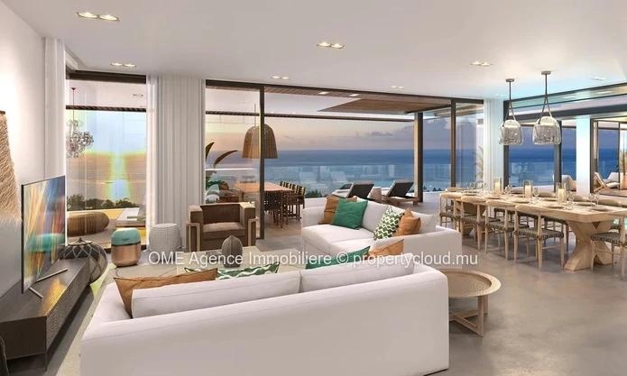RIVIÈRE NOIRE - Appartement avec vue sur la baie - 3 chambres