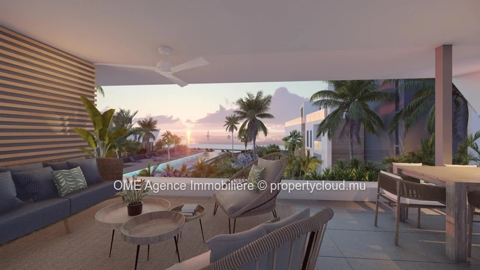 RIVIERE NOIRE - Appartement sur la mer - 3 chambres