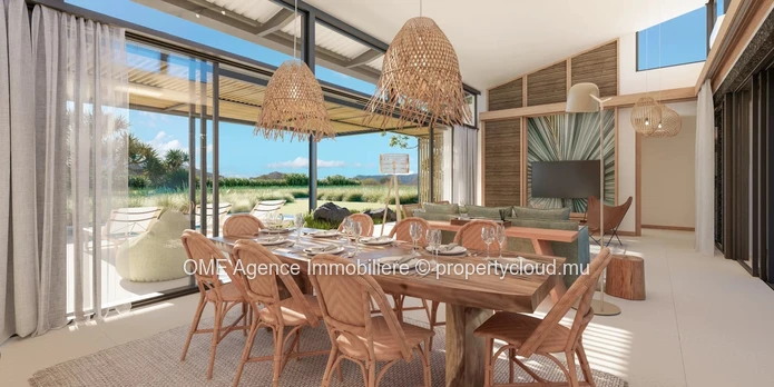 Magnifique villa sur le golf avec une vue mer